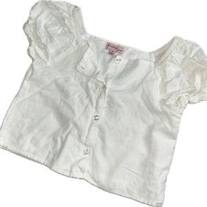 Pearl White Kids Top